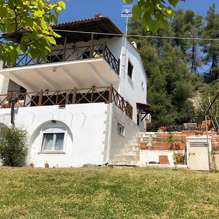 فيلا Unique Sea View House Kalandra المظهر الخارجي الصورة