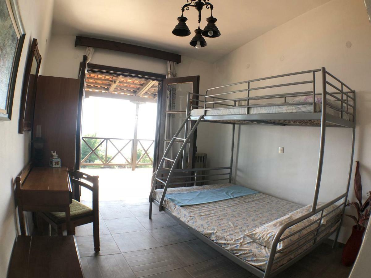 فيلا Unique Sea View House Kalandra المظهر الخارجي الصورة